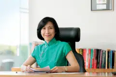 Chew Gek Khim, executive chairman of Straits Trading, says that the dividend is in line with their track record of rewarding shareholders for their continued support.