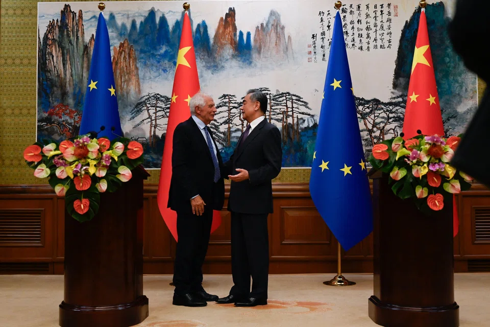 The summit follows a series of high-level meetings between the two sides this year on issues including trade and foreign policy. The EU’s top diplomat, Josep Borrell (left, with China's Foreign Minister Wang Yi ) visited Beijing in October. 