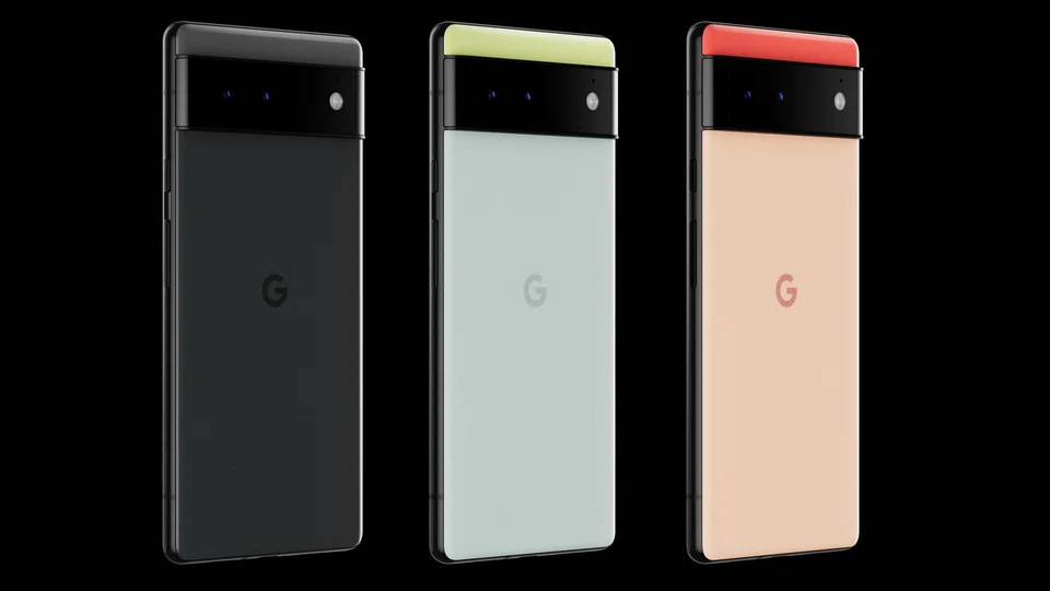 An undated handout image from Google shows the Google Pixel 6 smartphone, the company's latest effort in a market it has failed to conquer.  