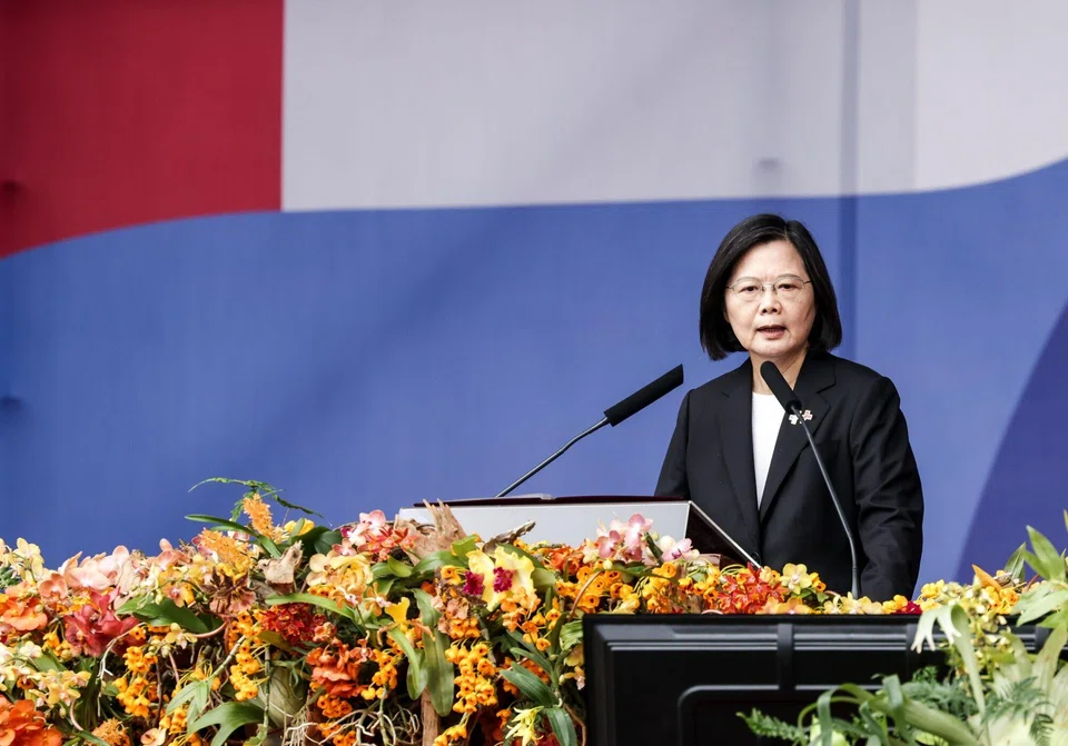 While delivering her last national day speech, Taiwan's President Tsai Ing-wen  said that differences between Taiwan and China must be resolved peacefully, and that maintaining the status quo is “critical” for that.