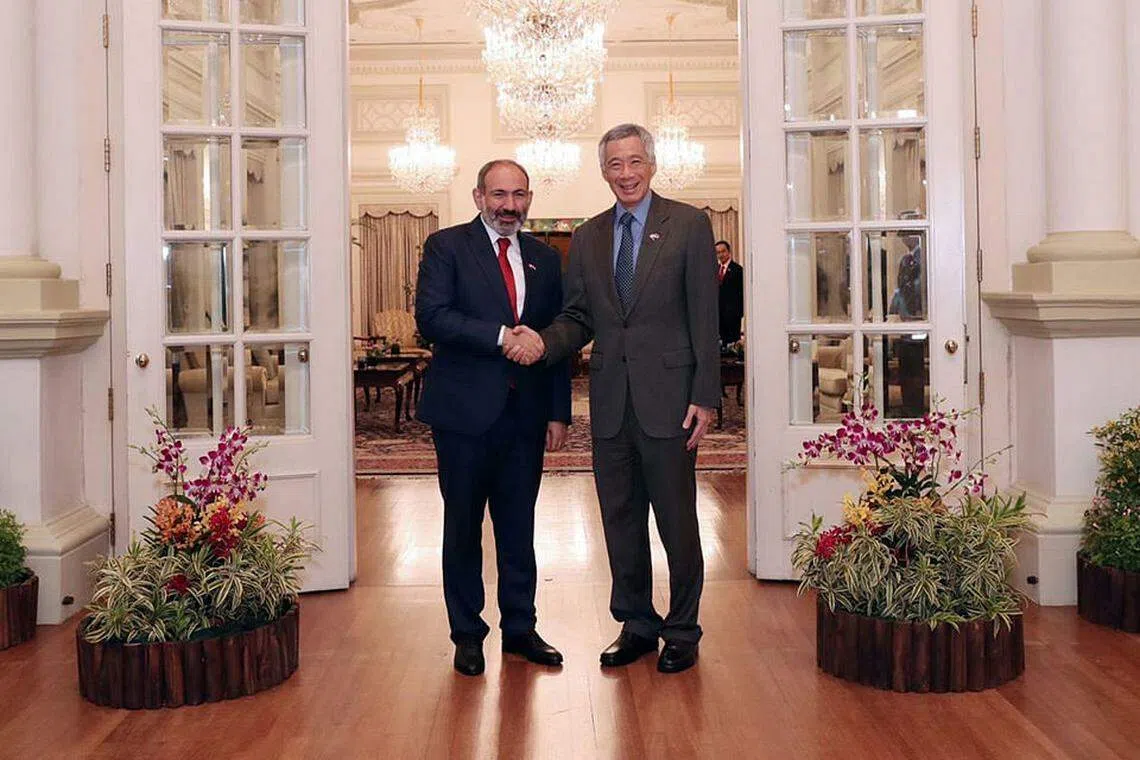Singapore, Armenia sign pacts to strengthen economic, bilateral ties