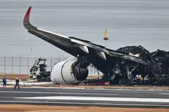 All 379 people aboard the JAL airliner managed to evacuate the burning plane after the collision with the Coast Guard aircraft at Tokyo’s Haneda airport on Jan 2, 2024.
