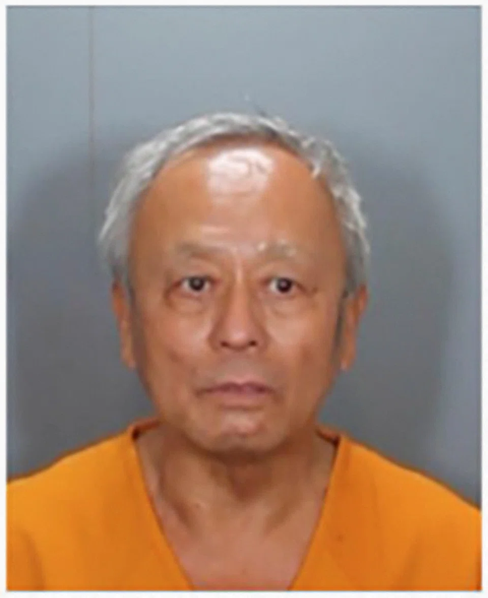 The suspect in the Laguna Woods church shooting David Chou, 68, of Las Vegas is shown in this police booking photo released by the Orange County Sheriff's Department on May 16, 2022. 