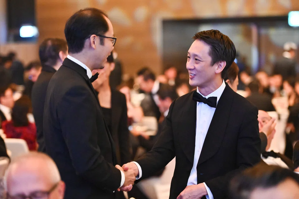 Eric Lim (left) chief sustainability officer and MD, group finance, UOB and Wee Teng Wen, founder & managing partner, The Lo & Behold Group.