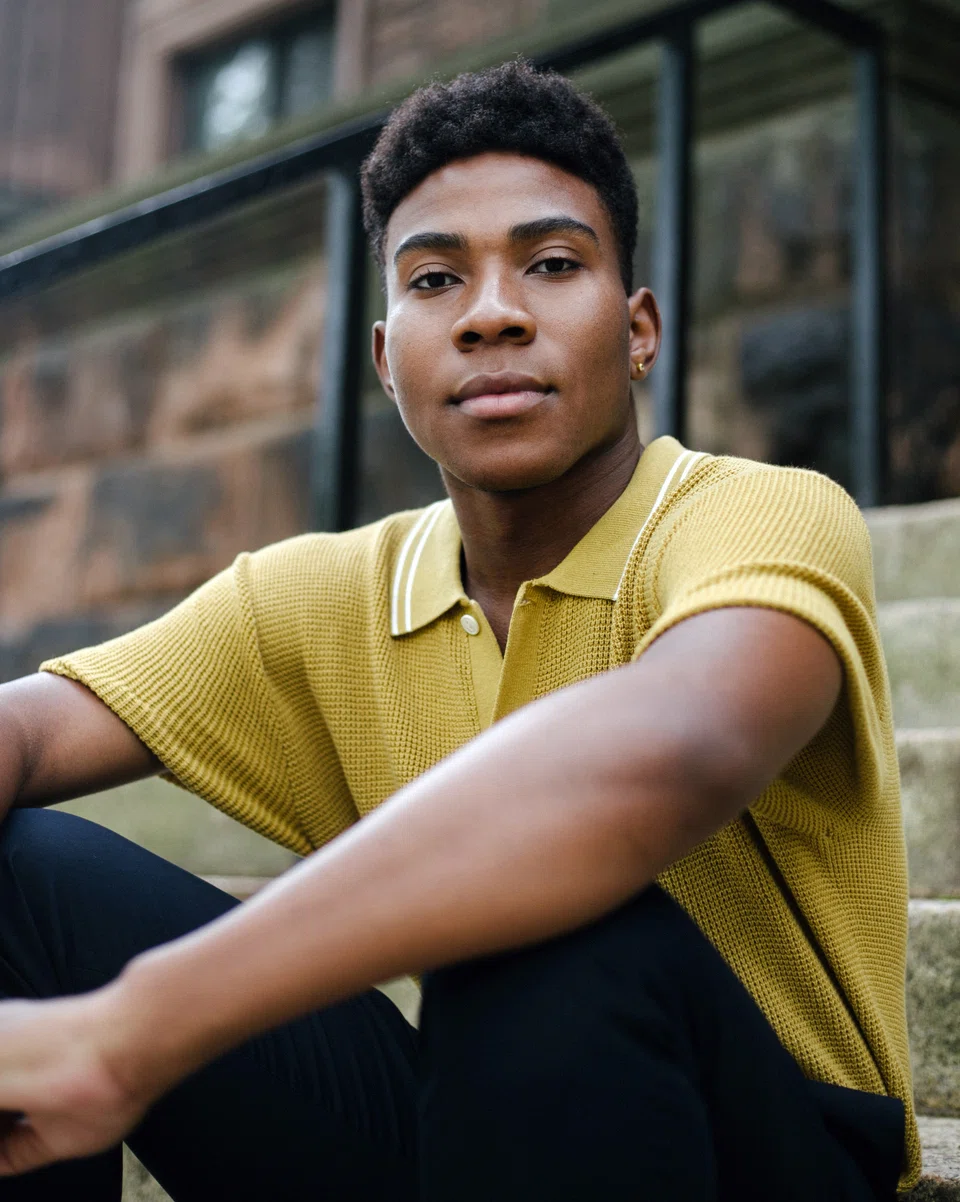 Khalil Greene in New Haven, Connecticut, on Oct 21, 2022. Greene, known online as "the Gen Z historian", has drawn over 500,000 followers on TikTok, LinkedIn and Instagram. He is his brand, but this is both freeing and gruelling.