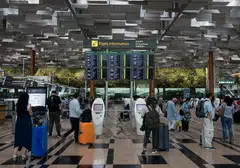 Air ticket bookings into Singapore for the fourth quarter show that it is 28 per cent below pre-pandemic levels.