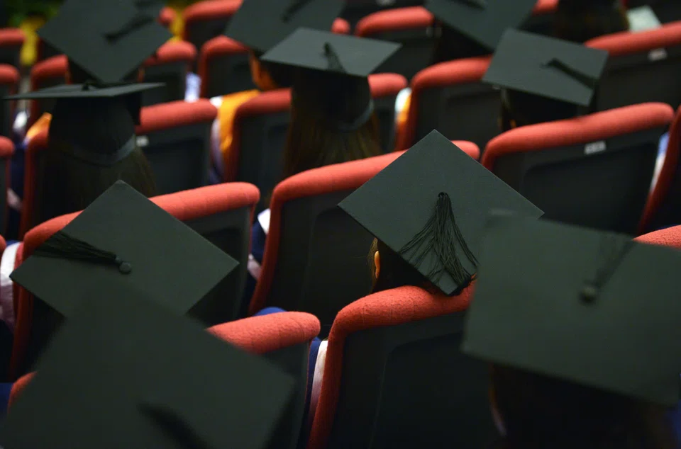 Graduating students at NTU.