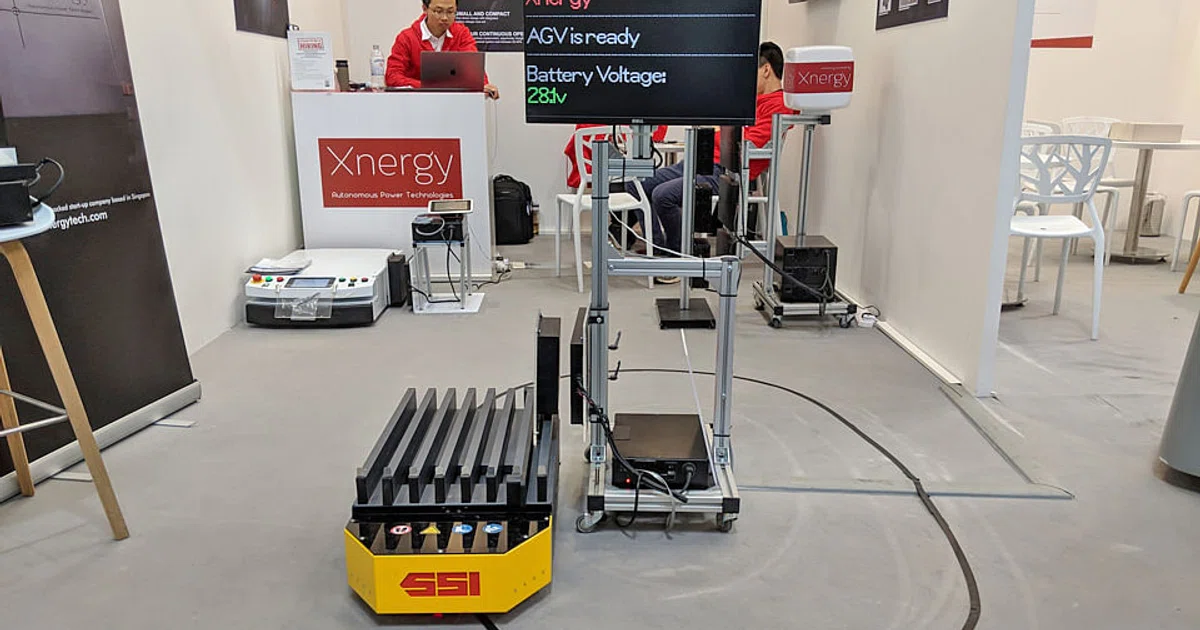 Xnergy's contactless charging for AGVs - The Business Times