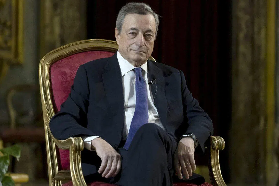 Draghi is tasked to come up with proposals to revitalise the bloc’s economy in the face of competition from China and the United States.