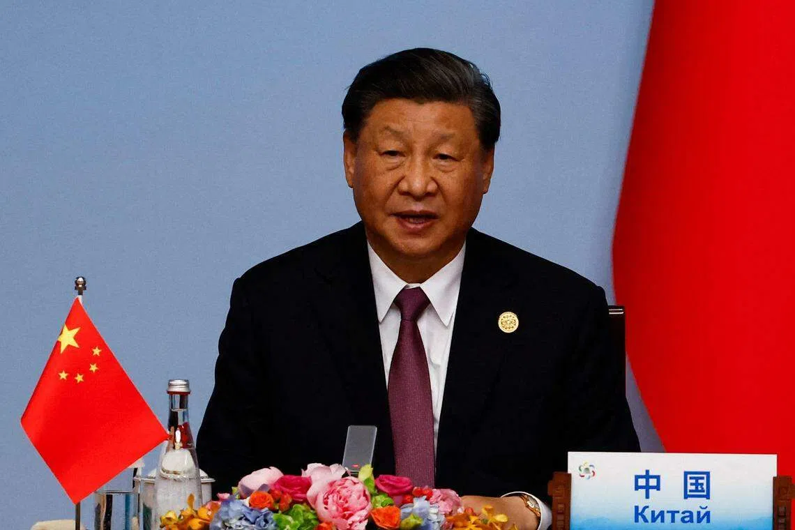 Chinese President Xi Jinping calls for efforts to safeguard regional peace and ensure common security”.