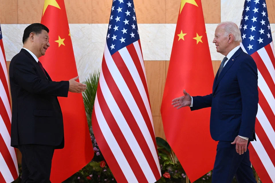 US President Joe Biden held his first meeting as president with Xi Jinping in November 2022 in Bali where they agreed to work to manage high tensions between the world’s two largest economies.