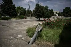 The city of Lysychansk at the eastern Ukrainian region of Donbas; Nato secretary-general Jens Stoltenberg says that supplying state-of-the-art weaponry to Ukrainian troops would boost the chance of freeing its eastern region of Donbas from Russian control, Germany’s Bild am Sonntag newspaper reports.