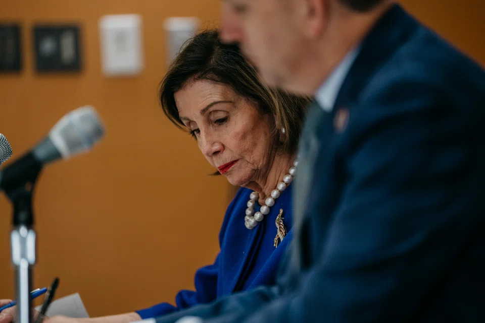 US House Speaker Nancy Pelosi said the attacks on her husband in October and on the Capitol last year were “fueled by misinformation.” 
