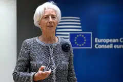 ECB President Christine Lagarde said the euro area banking sector is resilient because it has strong capital and liquidity positions.