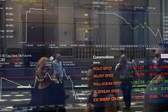 Australian shares fell on Friday, dragged down by mining and energy stocks on weak commodity prices as worries mounted that aggressive interest rate hikes would slow the global economy.