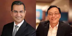 Vinay Gandh (left) and Foo Tian Ong. Gandhi has led robust growth in Singapore’s private-banking business, while Foo has over two decades of private-banking experience.