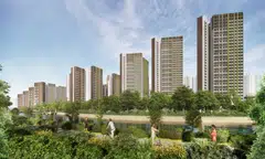 The largest BTO project is Rail Green I & II @ CCK, offering 1,895 units of two-room flexi, three-room, four-room, five-room and 3Gen flats. 