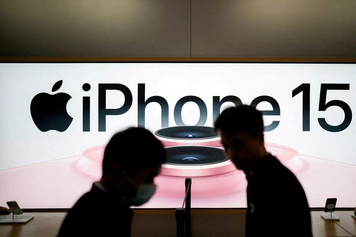 Analysts say the iPhone 15 has not been selling as well in China as its predecessor.