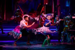 Ghafir Akbar (left) and Julie Wee as the king and queen of fairies Oberon and Titania respectively.