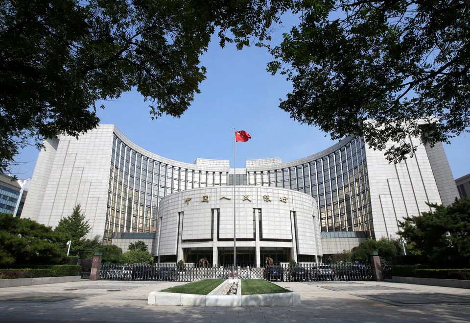 The PBOC said it was keeping the rate on 100 billion yuan (S$20.5 billion) worth of 1-year medium-term lending facility loans to some financial institutions unchanged at 2.85 per cent, offsetting the same amount of such loans due on the same day.
