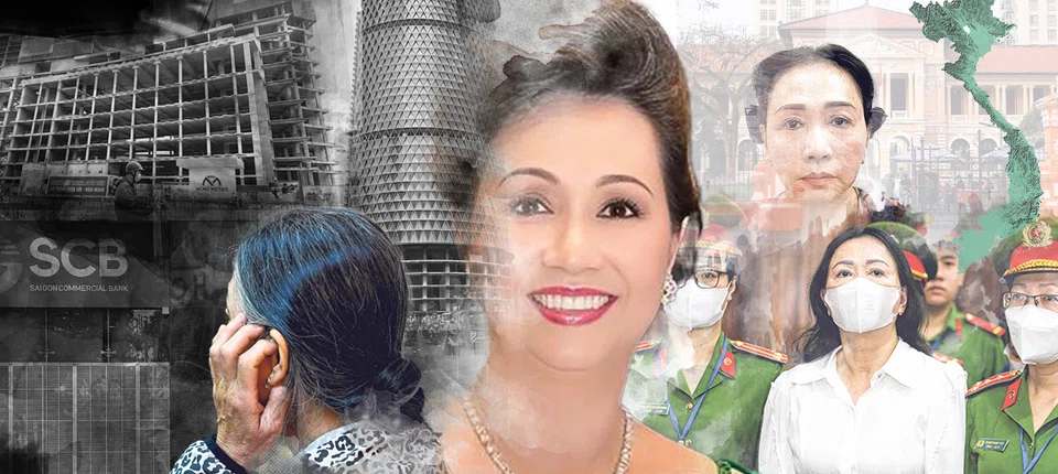 Truong My Lan, the chairwoman of Vietnam's real estate empire Van Thinh Phat, was brought to court for allegedly misappropriating 304 trillion dong from Saigon Commercial Bank.