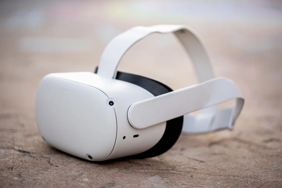 The Quest headset allows people to enter the so-called metaverse – an immersive online world – and to play virtual reality games and do other tasks.