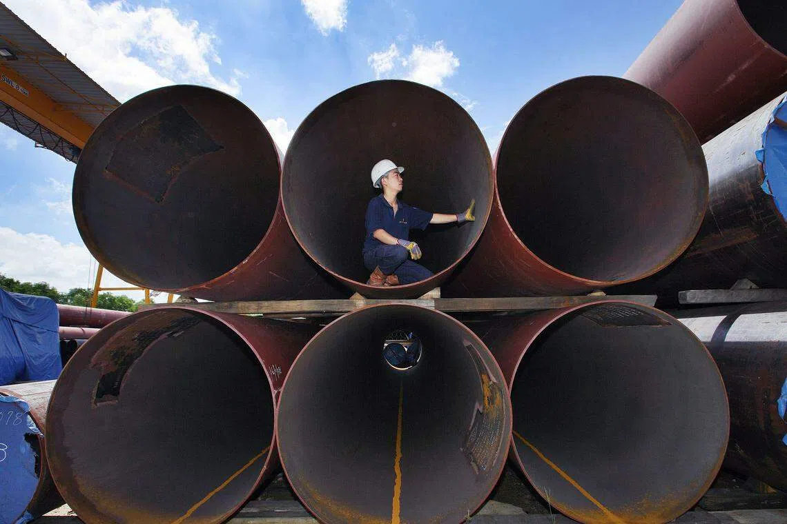 Cosmosteel's Q2 profit tumbles 88%, outlook challenging on slower orders from energy sector