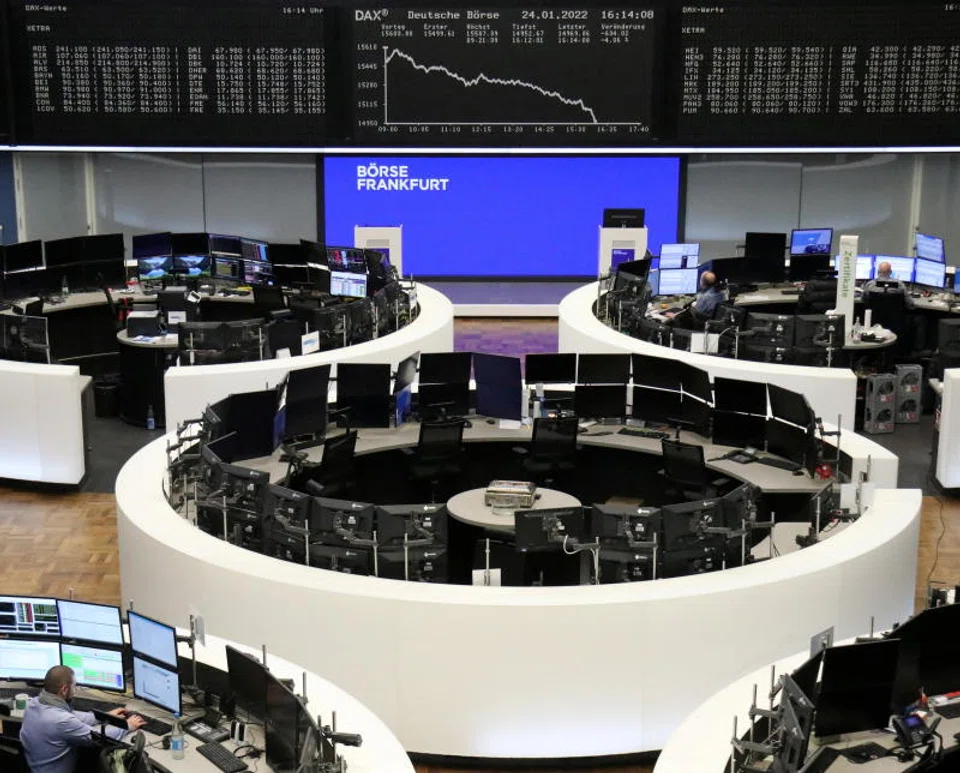 Frankfurt’s DAX index has dipped 0.4 per cent to 12,419.72 points at the open on Friday (Oct 7).