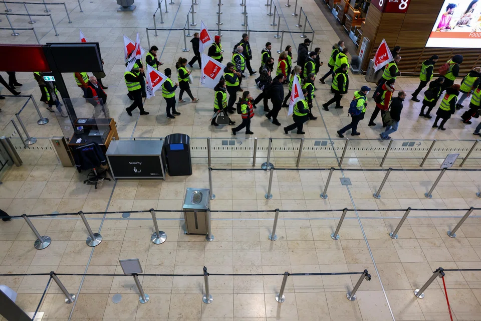 The latest disruption at Berlin airport follows a tumultuous summer of strikes and delays at Germany’s biggest airports last year after labour unions pushed for better pay deals. 