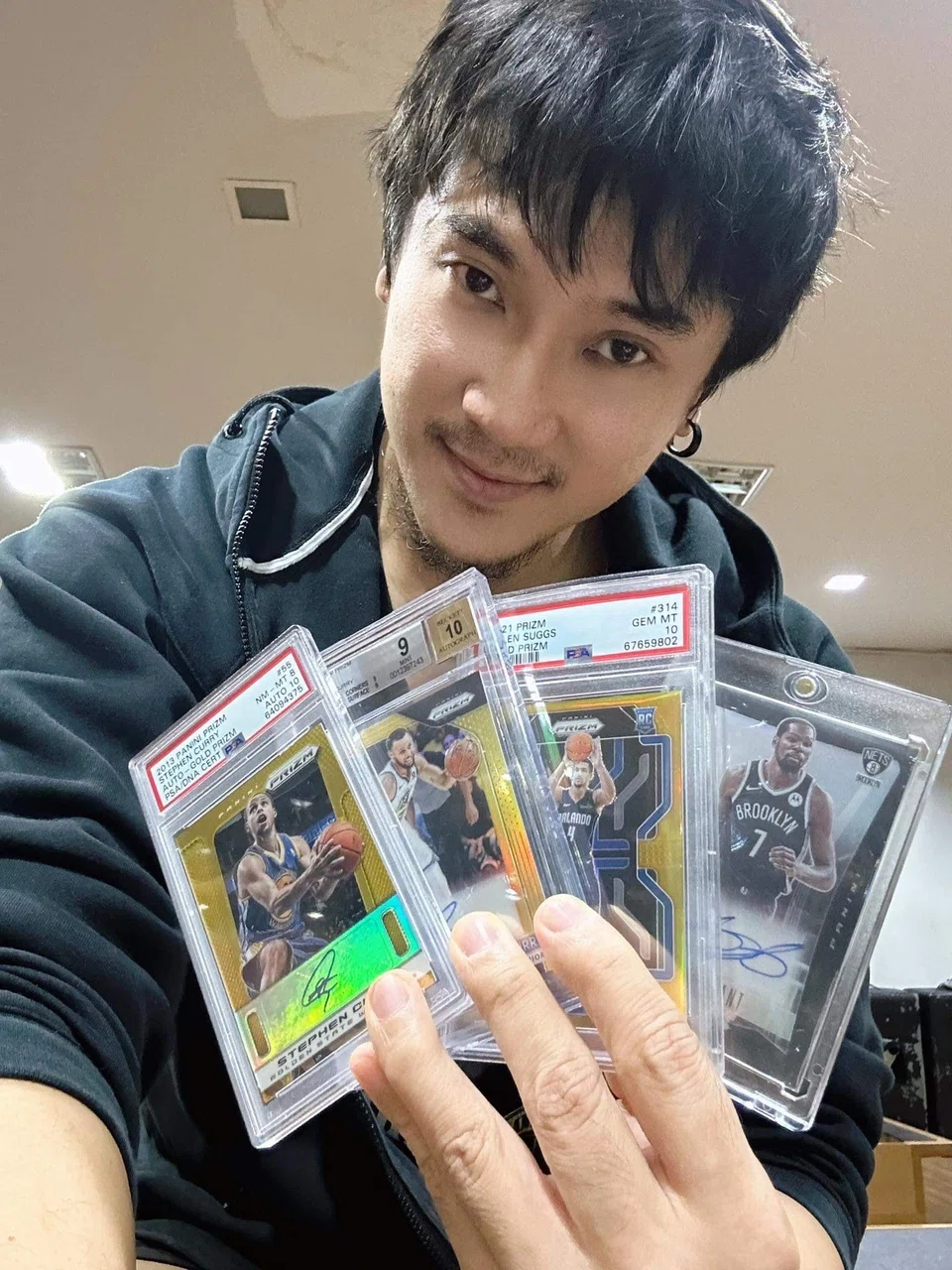 Sports card collector and trader Joey Nukoon Parachatnon regards the hobby as a side gig that helps him to earn some additional income.