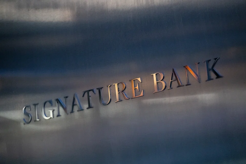 Signature Bank had total assets of about US$110.36 billion and total deposits of roughly US$88.59 billion as of Dec 31.