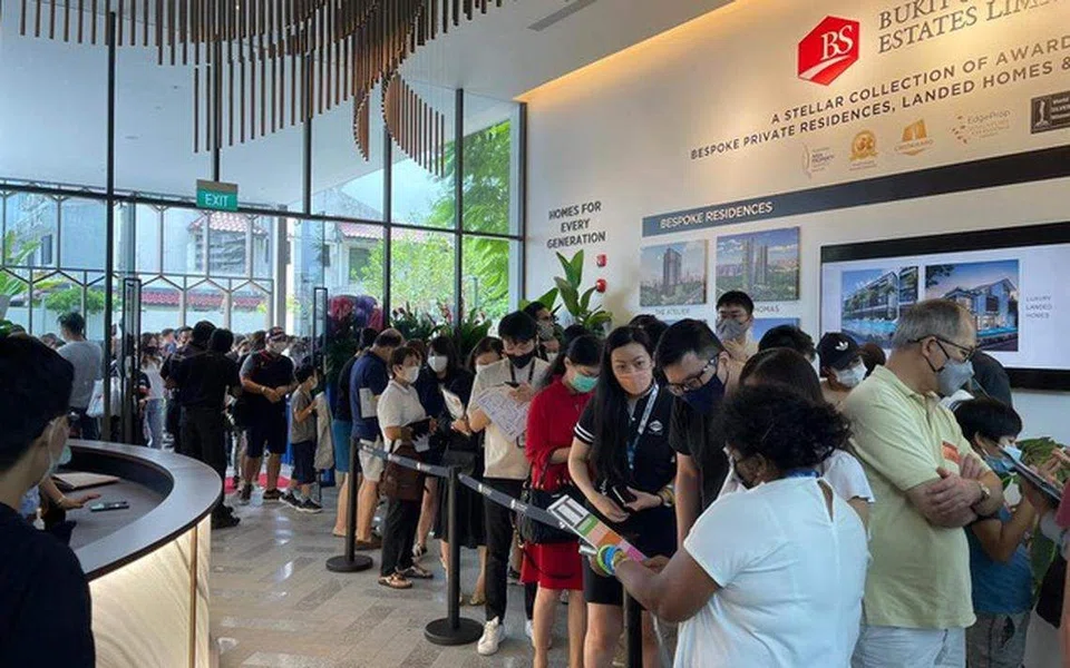 Bukit Sembawang Estates posted a fall in net profit to S$29.6 million. for the second half of the year. 