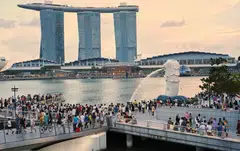 China had been the top source of tourists for Singapore (above) and some countries in Asia, before the pandemic forced the North Asian country to close its borders for three years from 2020.