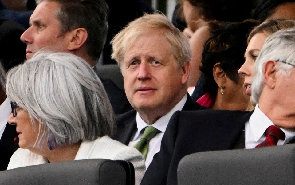 Johnson was jeered by the public when he arrived at a service of thanksgiving for Queen Elizabeth last Friday.