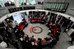 Traders work on the floor of the London Metal Exchange, in London. The LME says that it had taken active steps to enhance nickel market liquidity and transparency.