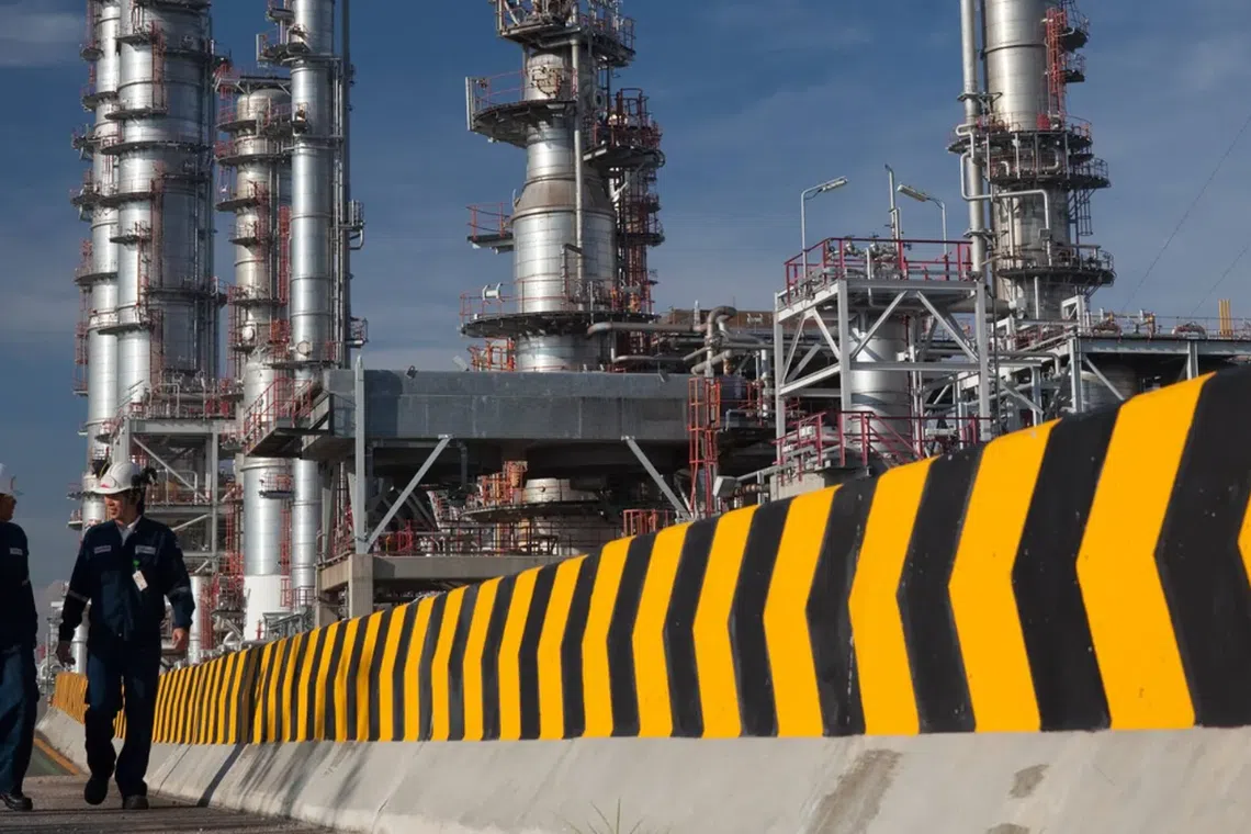 The notice was sent out to end AusGroup Thailand’s services for Esso Sriracha Refinery (pictured) following a failed bid to attract investments or get the company restructured.