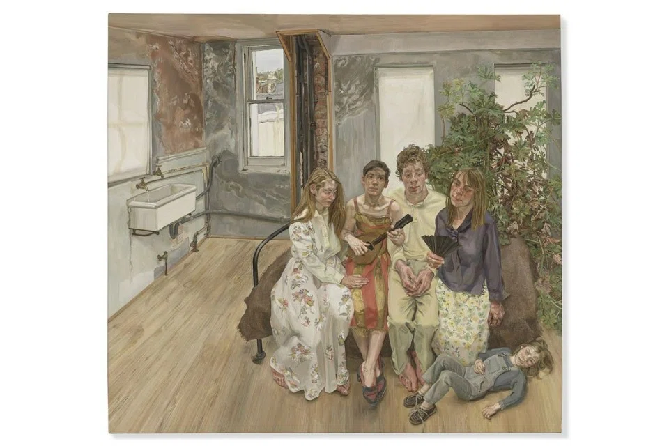 Large Interior W11, which Freud painted between 1981-1983, carried a US$75 million presale estimate at Christie’s on Wednesday  night. 