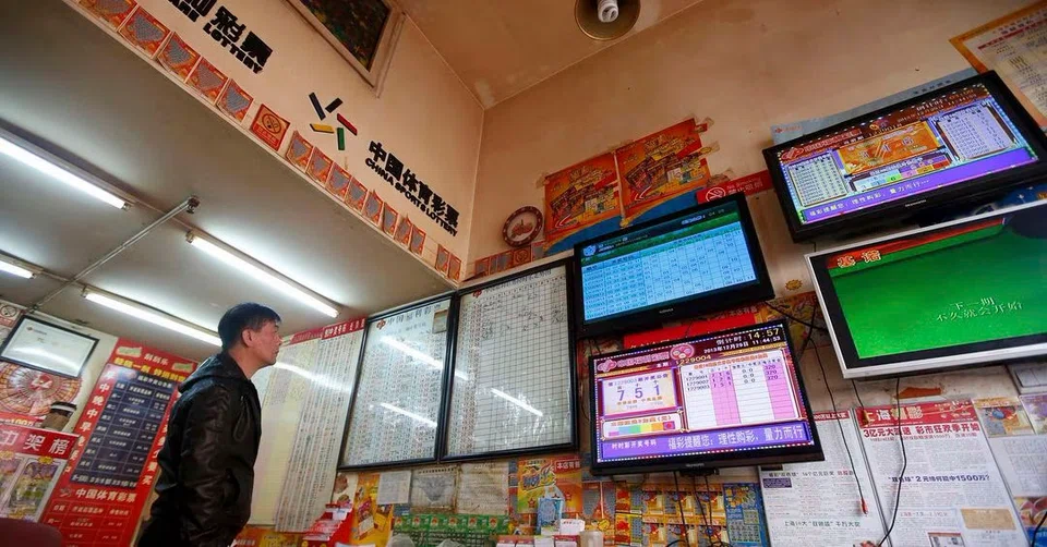 Nationwide lottery sales jump 62 per cent on the year to 50.3 billion yuan, for the highest April figure in a decade.