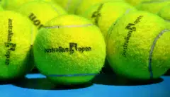 Tennis balls at the Australian Open tournament in Melbourne. This week, Netflix’s latest sports documentary series, Full Swing, which focuses on men’s professional golf, became available, just weeks after its tennis-focused series, Break Point, debuted.