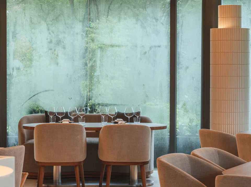 Pangium's understated interiors.