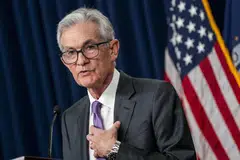 US Federal Reserve Board Chair Jerome Powell announced the central bank stayed on track for three interest rate cuts this year and affirmed that solid economic growth will continue, Washington, DC, March 20, 2024. 