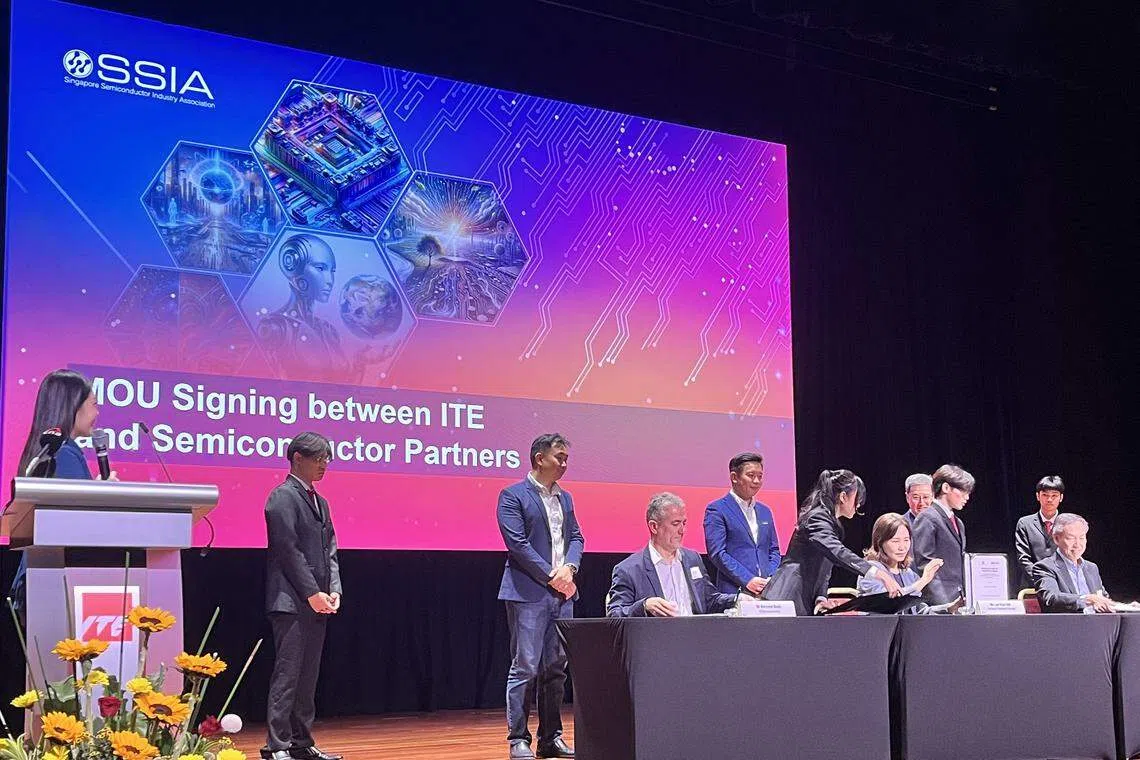 Semiconductor players have signed MOUs with the Institute of Technical Education.