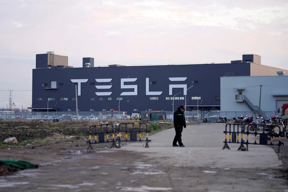 Several online posts claimed workers at the Tesla's Shanghai plant were being unfairly penalised for an incident this year at the factory in February where one worker died.