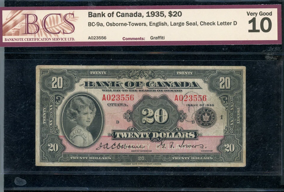 At Alliance Coin & Banknote in Almonte, Ontario, owner Sean Isaacs is preparing for an auction this month featuring some “significant” royal-themed items, including the 1935 Canadian $20 bill featuring then-Princess Elizabeth at the age of 8.