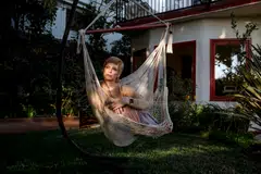 Amanda Clayman, a financial therapist with a private practice, at her home in Los Angeles. She became a licensed clinical social worker in 2006. 