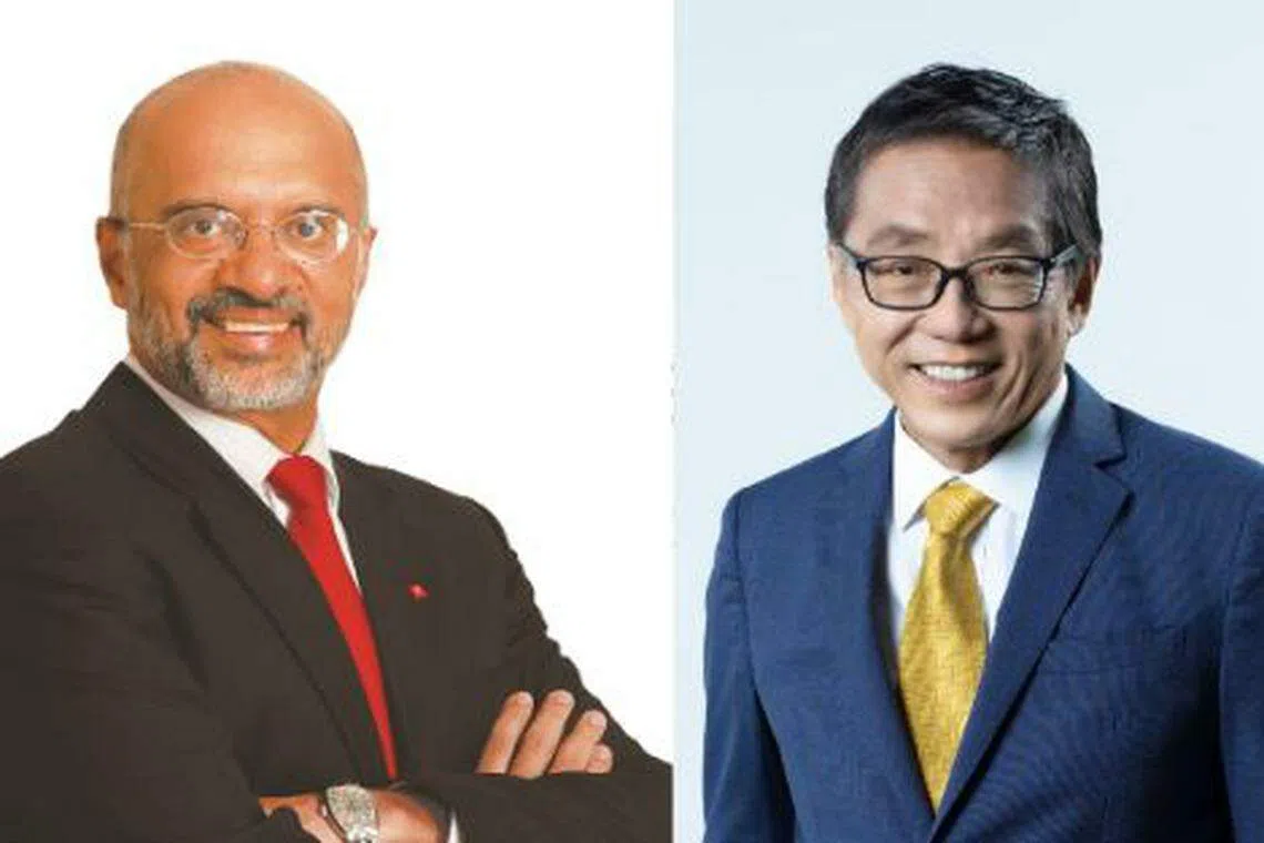 Gupta (left) said that Ho and SMU’s first generation have set “an extraordinary benchmark of success”.