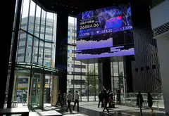 Tokyo dropped more than one per cent as an increasingly stronger yen took its toll on exporters. 