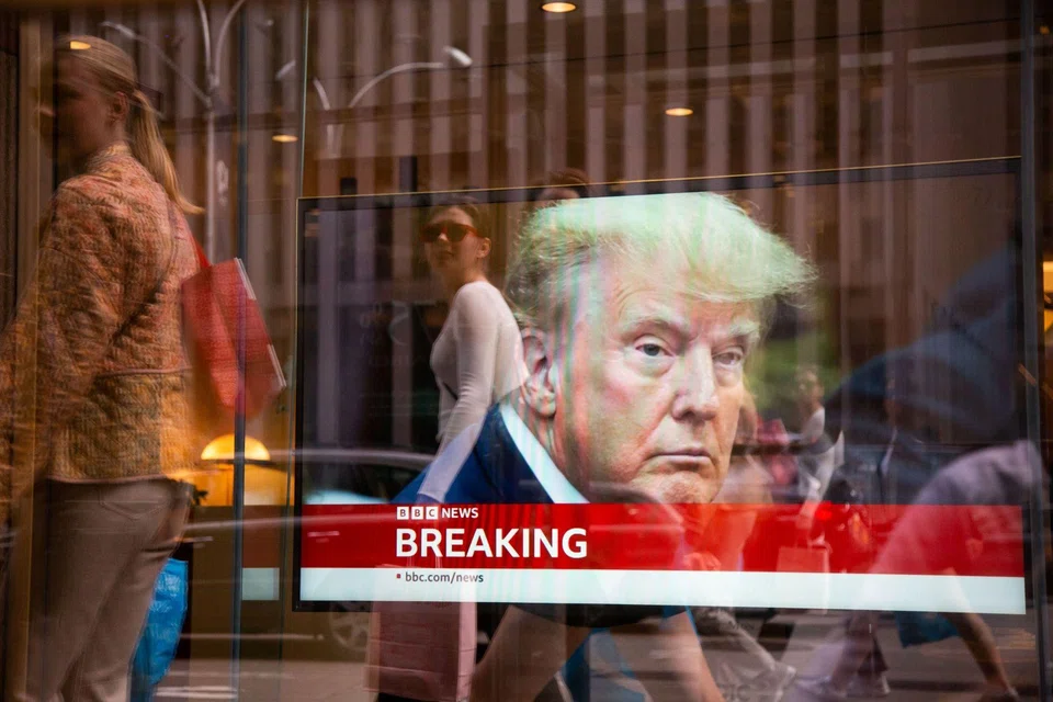 Trump, the front-runner for the Republican presidential nomination in 2024, said nothing as he entered the courtroom or when he left roughly an hour later. 