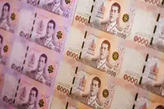 The Thai currency is forecast to average 32.50 to a US dollar this year, stronger than the 36.68 the ministry predicted in October.