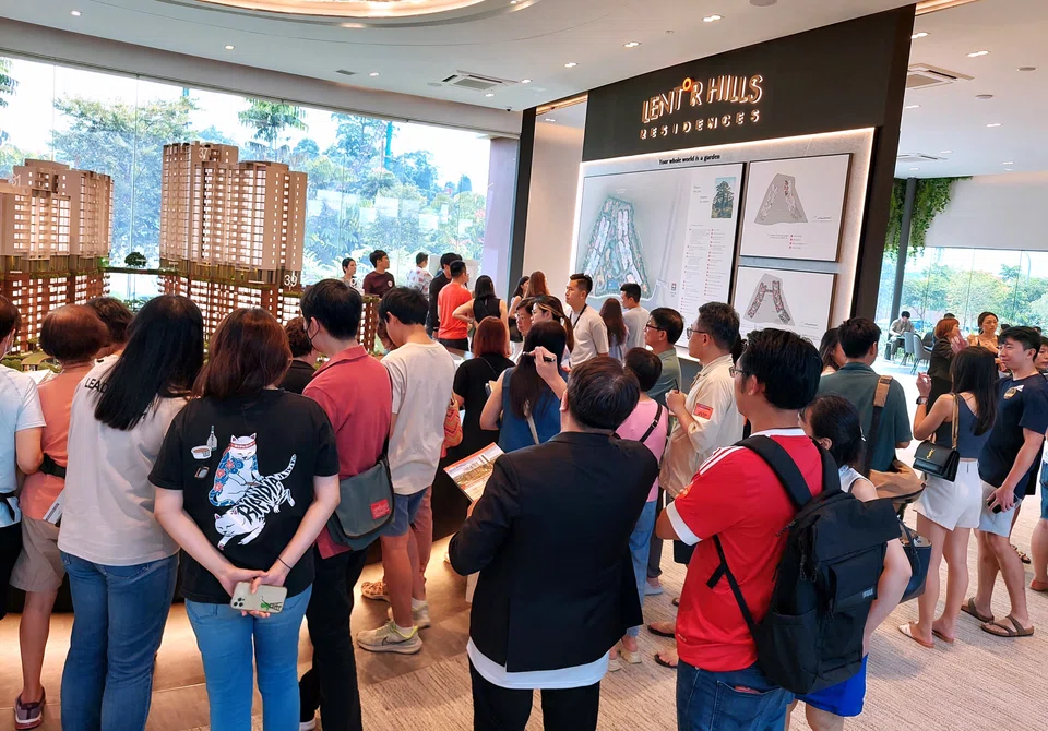 A total of 298 units at Lentor Hills Residences were sold during its launch weekend.